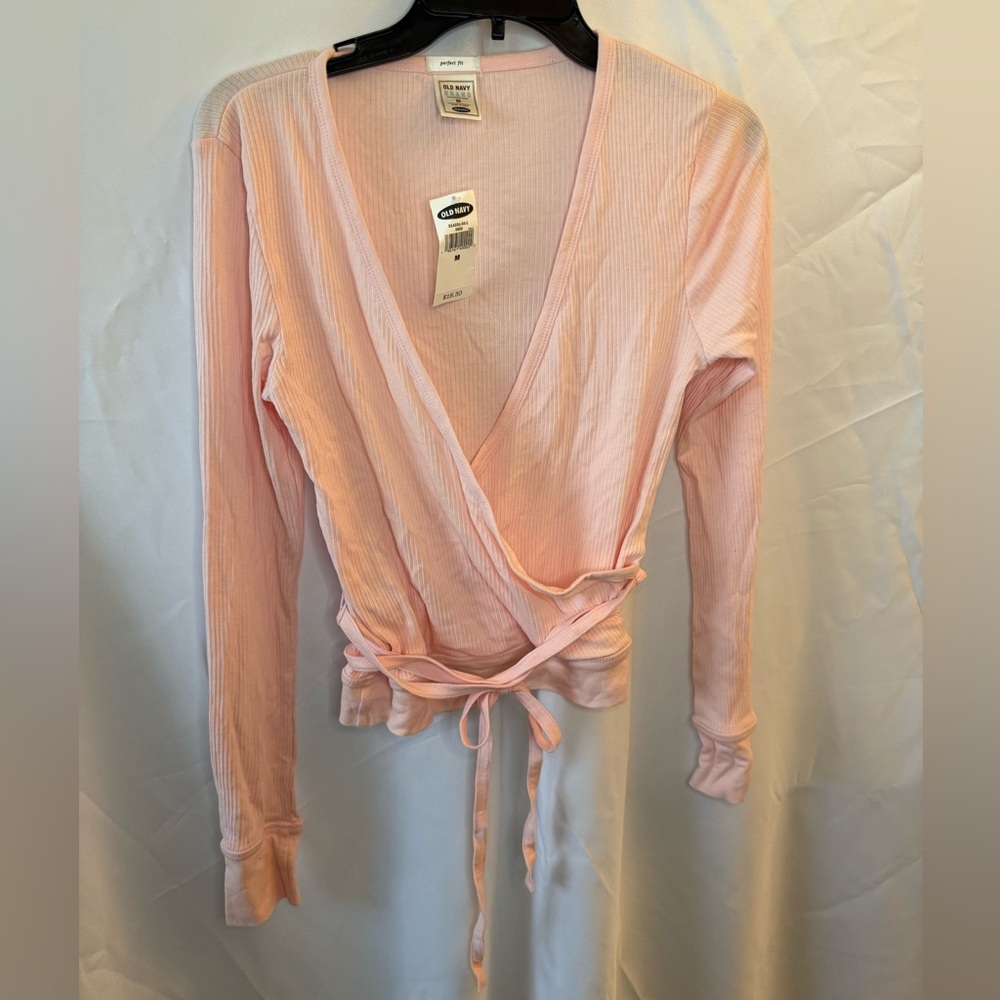 Old Navy Light Pink Wrap top